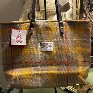 Vintage Harris Tweed Shoulder Bag